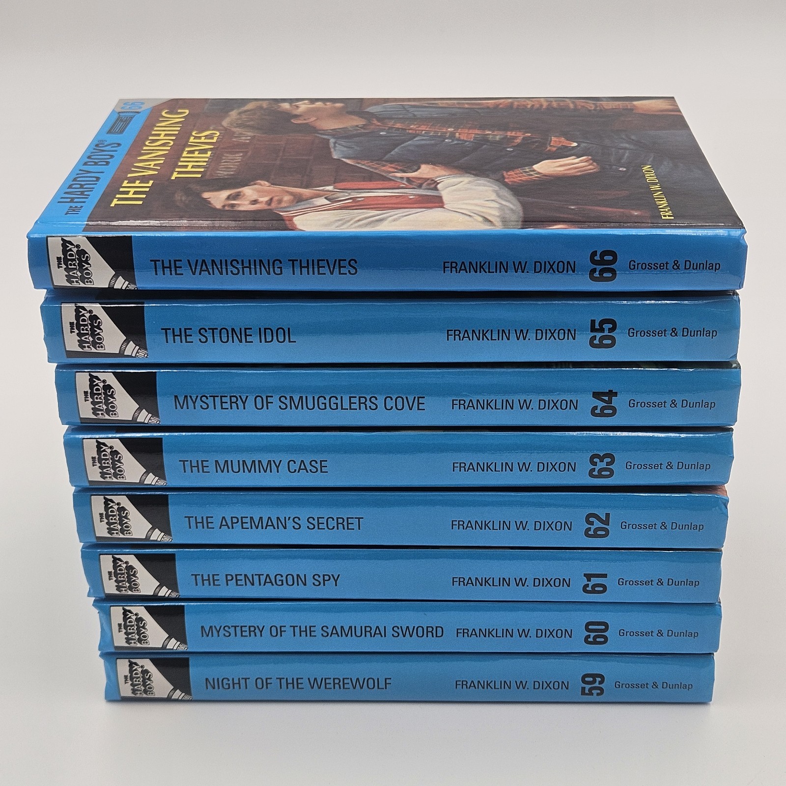 Rare Hardy Boys 59-66 (59 60 61 62 63 64 65 66) Glossy Edition Complete HC Rare Hardy Boys 59-66 (59 60 61 62 63 64 65 66) Glossy Edition Complete HC