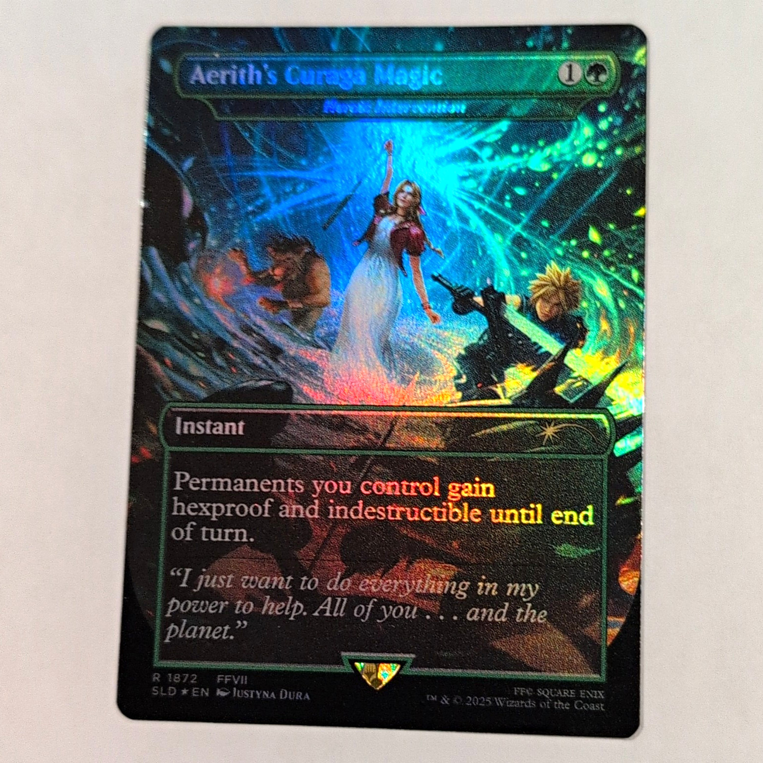 Wizards of the Coast Aerith\'s Curaga Magic Secret Lair Foil Rare EN 1872