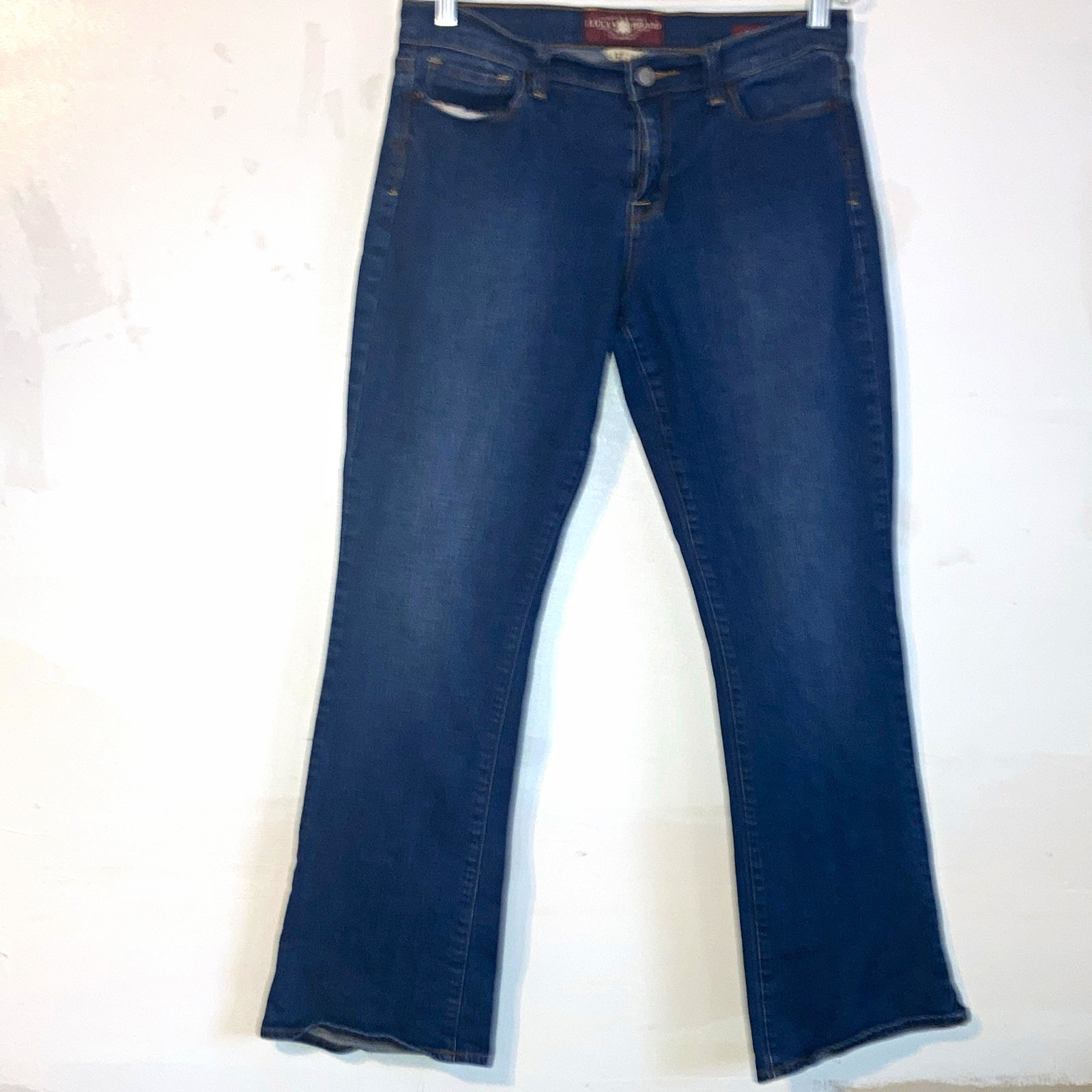 Lucky Brand Sweet Boot Women\'s Dark Wash Bootcut 5-Pocket Blue Jeans Sz 12 Lucky Brand Sweet Boot Women\'s Dark Wash Bootcut 5-Pocket Blue Jeans Sz 12