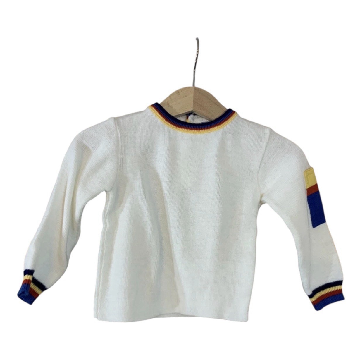 Vintage Baby Sweater 1980s Rainbow 12-18 Months Vintage Baby Sweater 1980s Rainbow 12-18 Months