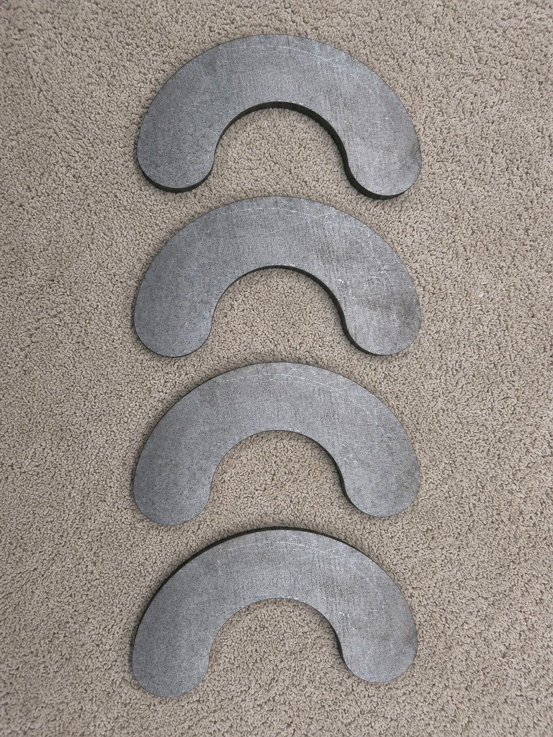(1 Set-4 Pcs) Wear Plate Ears for JRB 416 & JRB 418 Quick Attach Loader Mounts