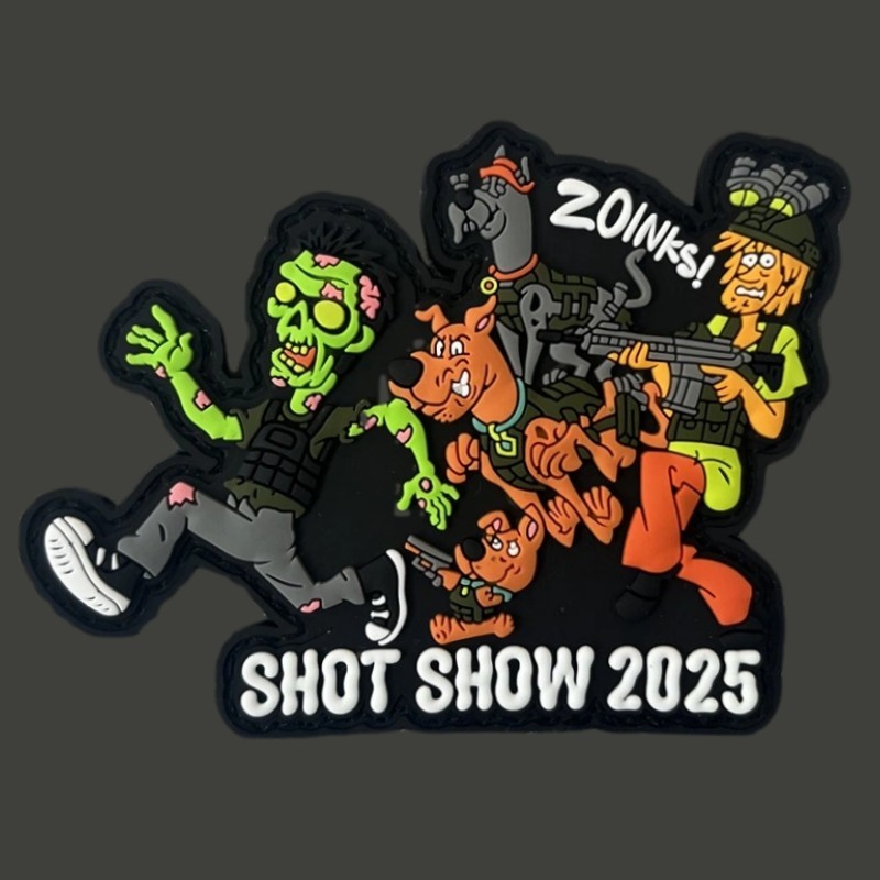 Shot Show 2025 (SCOOBY DOO) Limited PVC Tactical Morale patch Hook & Loop