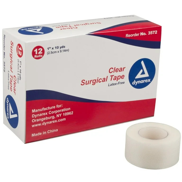 Dynarex Clear Adhesive Medical Tape 1\