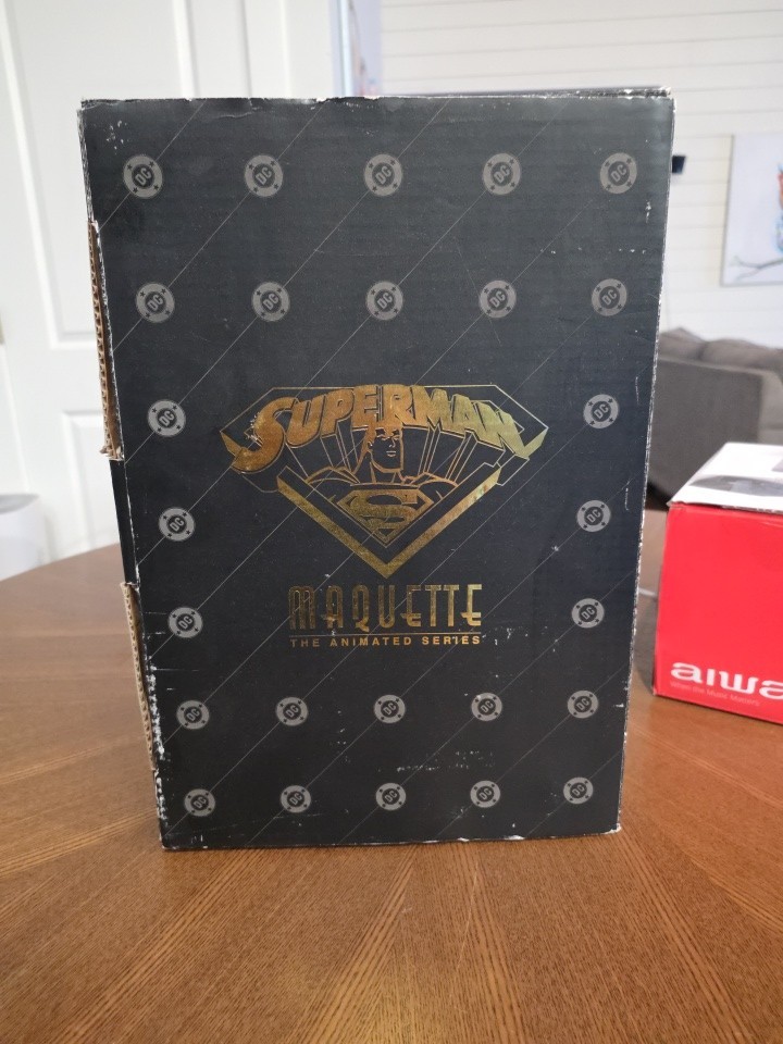 1997 DC SUPERMAN MAQUETTE THE ANIMATED TV SERIES DC COMICS STATUE