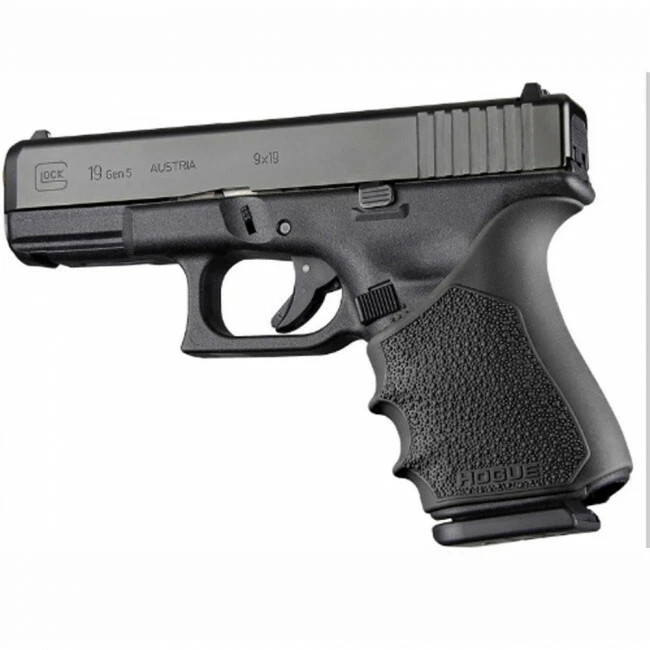 Hogue HandAll Beavertail Grip Sleeve Glock 19, 23, 32, 38 Gen 1-2-5 Black 17050