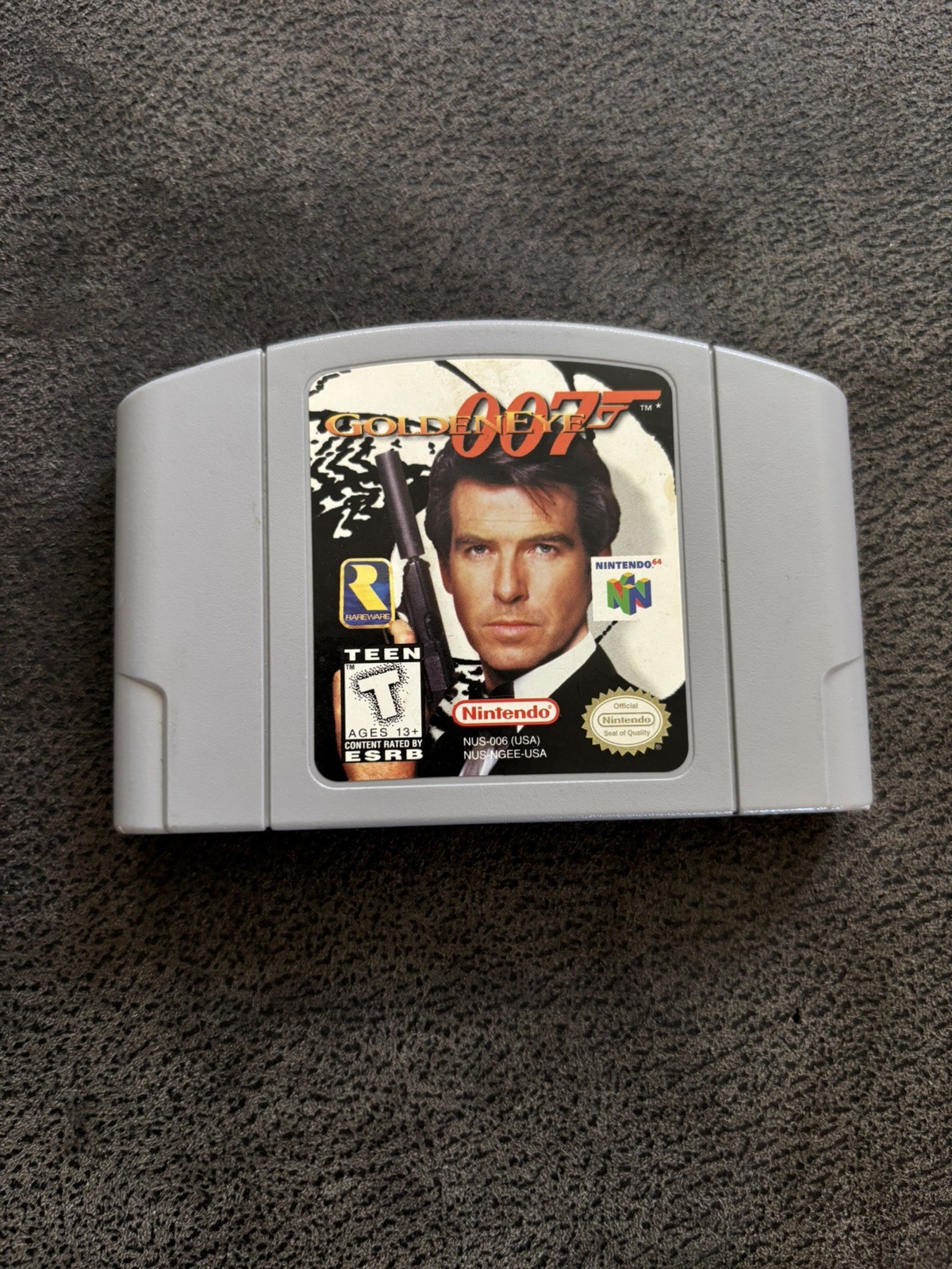 Vintage 1997 Nintendo 64 Goldeneye 007 N64 Authentic Cartridge Only Tested Works