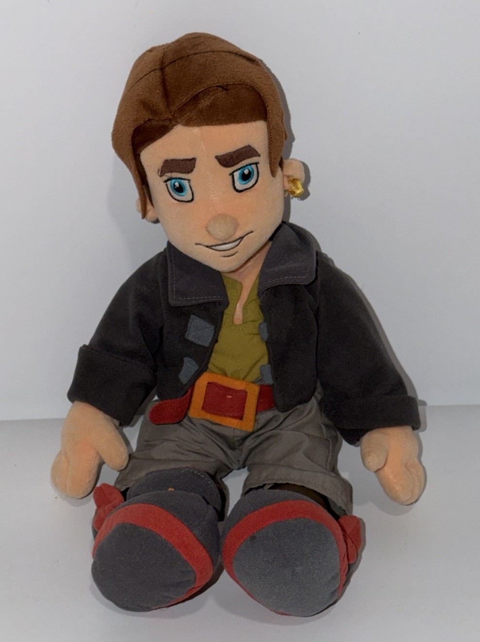 Disney Vintage Treasure Planet Jim Hawkins 18” Character Plush Stuffed Doll Toy