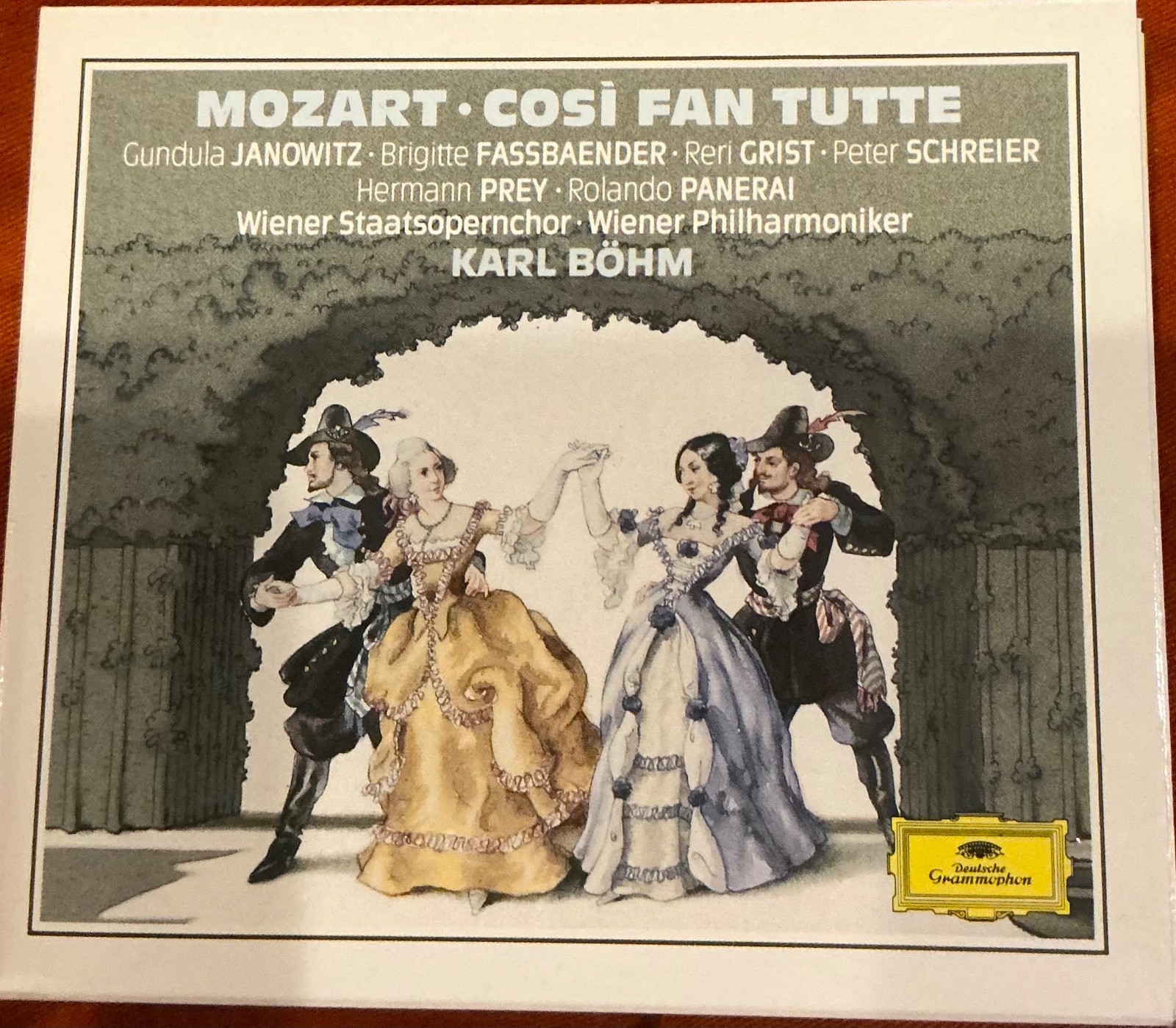Mozart Cosi fan tutte Karl Bohm Janowitz DG 429 874-2 2CD West Germany