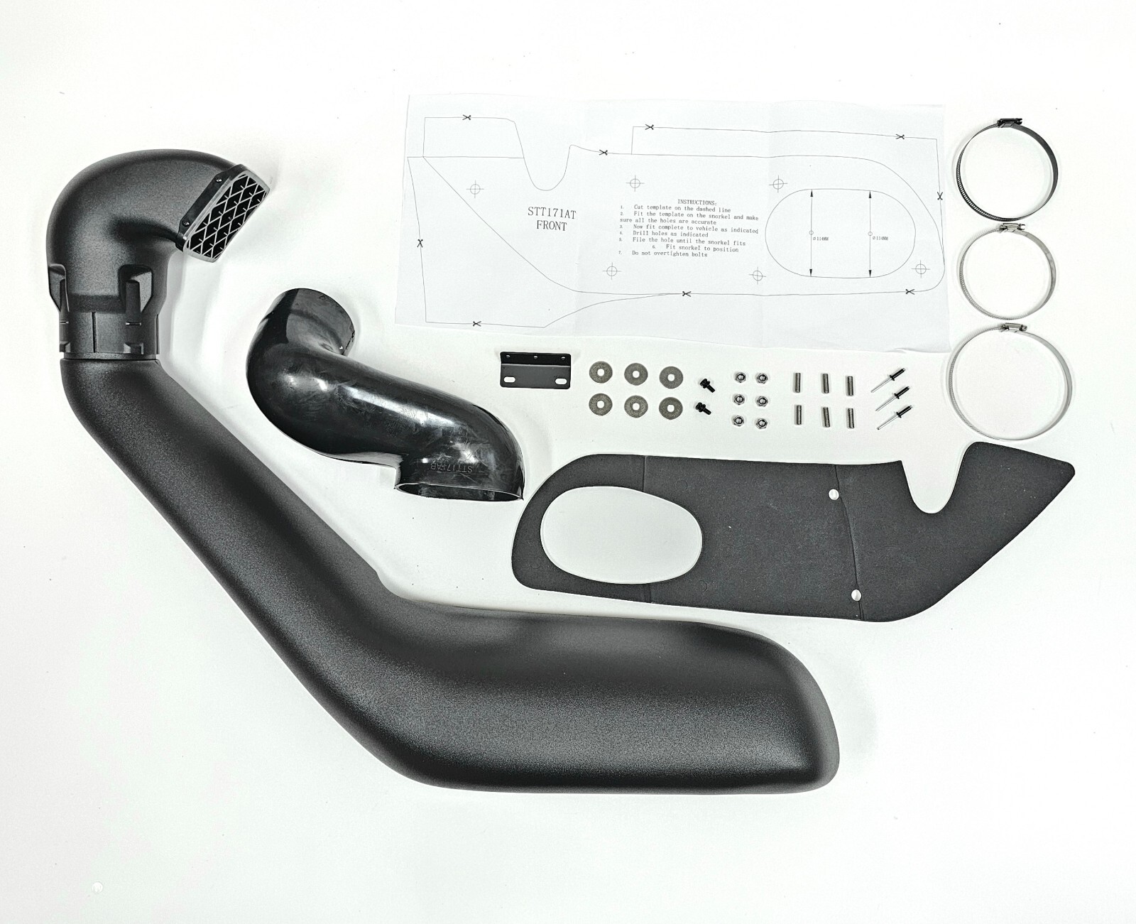 For 2005-2015 Toyota Tacoma Intake Ram Snorkel Kit Rolling Head 2.7L V4 4.0L V6