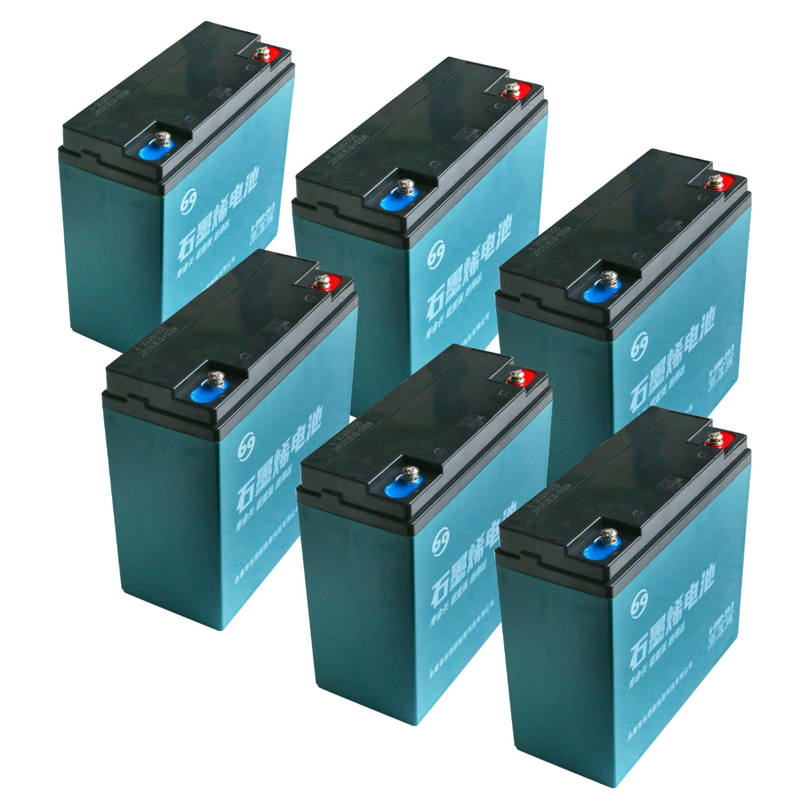6 Pack 12V 20Ah 6-DZM-20 Battery 6-DZF-20 6-DMF-20 For Scooter Wheelchair Quad