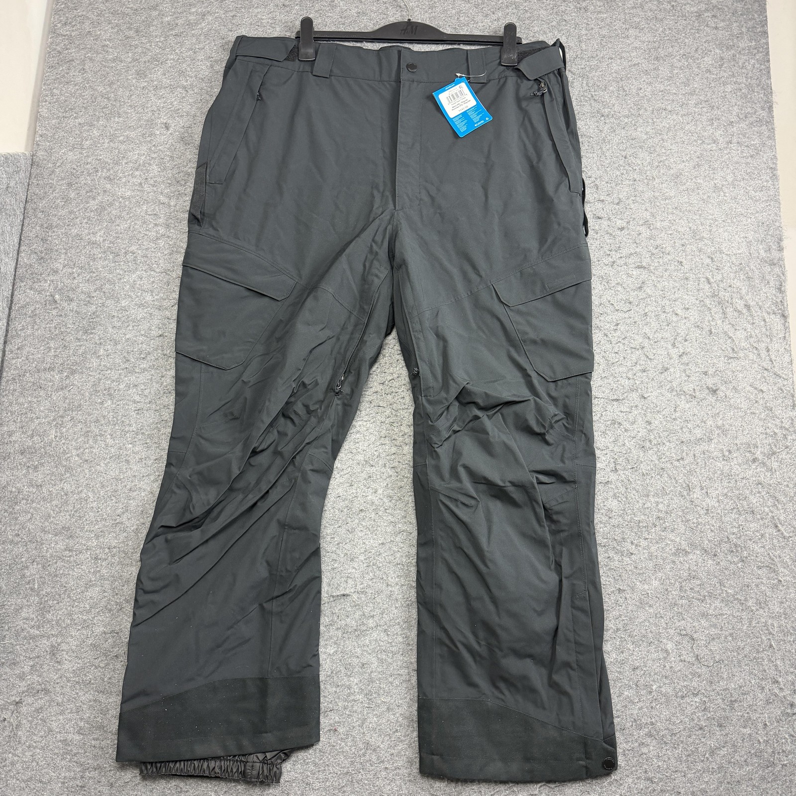 Columbia Powder Stash II Pants Men\'s 2XL, Black Snow Ski Waterproof Insulated