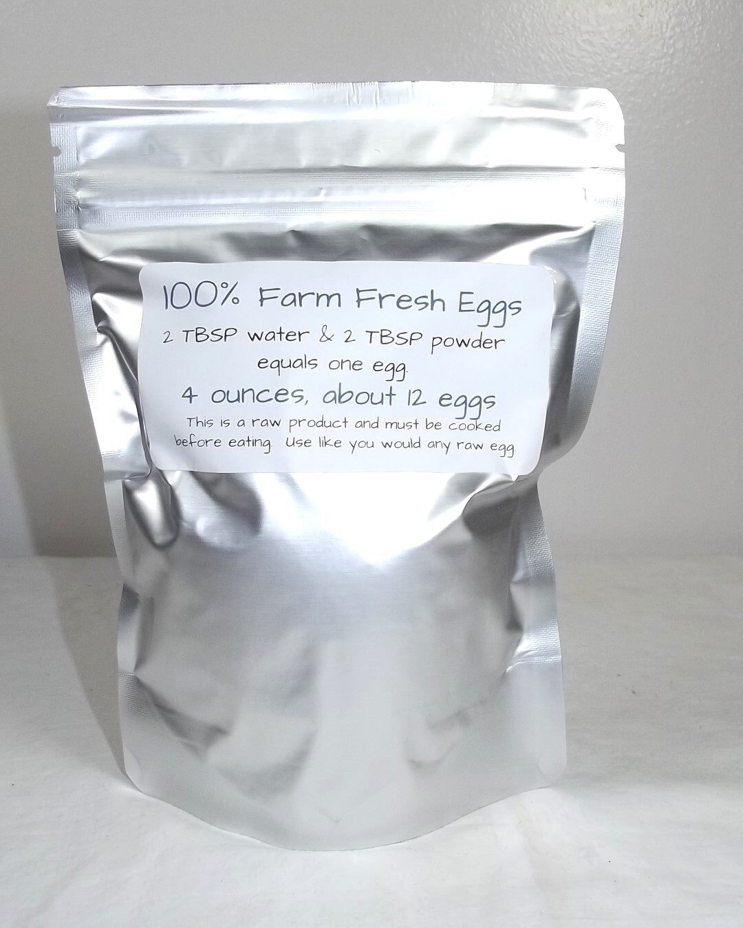 Freeze Dried Powdered Eggs, 1 doz. about 4 ounces, fresh daily. Bantam Chickens