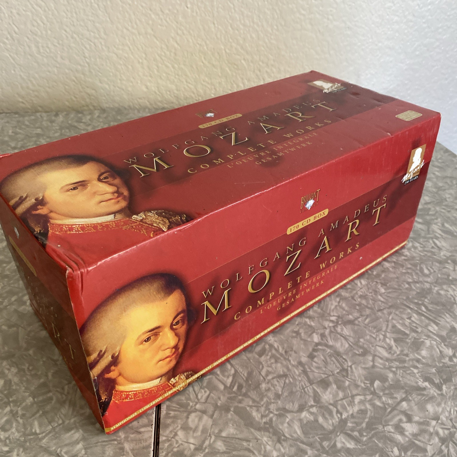 Complete Works Wolfgang Amadeus Mozart Brilliant Classics 170-CD Set Excellent Complete Works Wolfgang Amadeus Mozart Brilliant Classics 170-CD Set Excellent