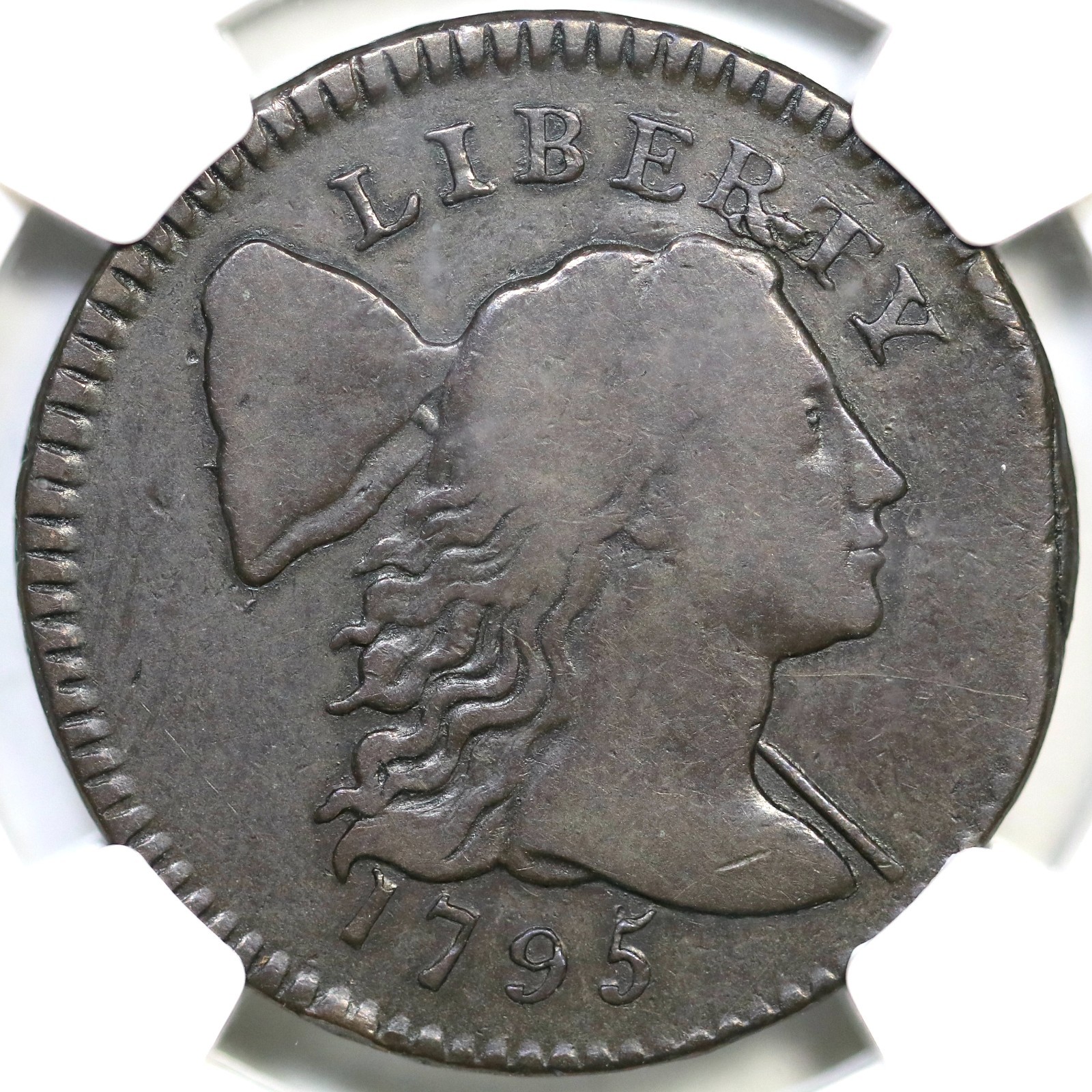 1795 S-73 R-5- NGC VF 20 Lettered Edge Liberty Cap Large Cent Coin 1c 1795 S-73 R-5- NGC VF 20 Lettered Edge Liberty Cap Large Cent Coin 1c