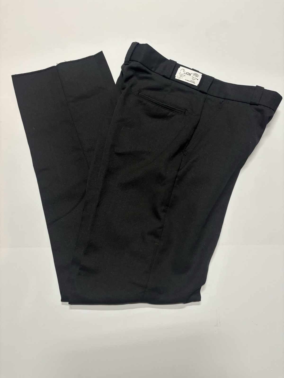 LION 2106BK-10 Men's 34R FR Firefighter Pants Made With Nomex Black NEW