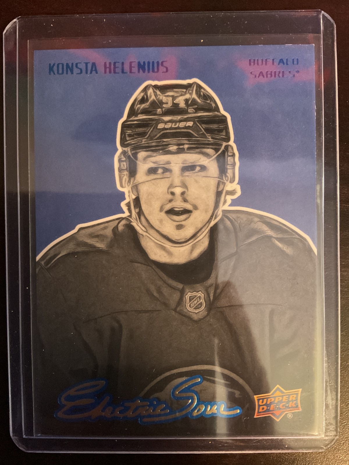 Konsta Helenius 2026-27 Upper Deck Electric Soul SSP Insert RC #ES-30  (1:2,880)