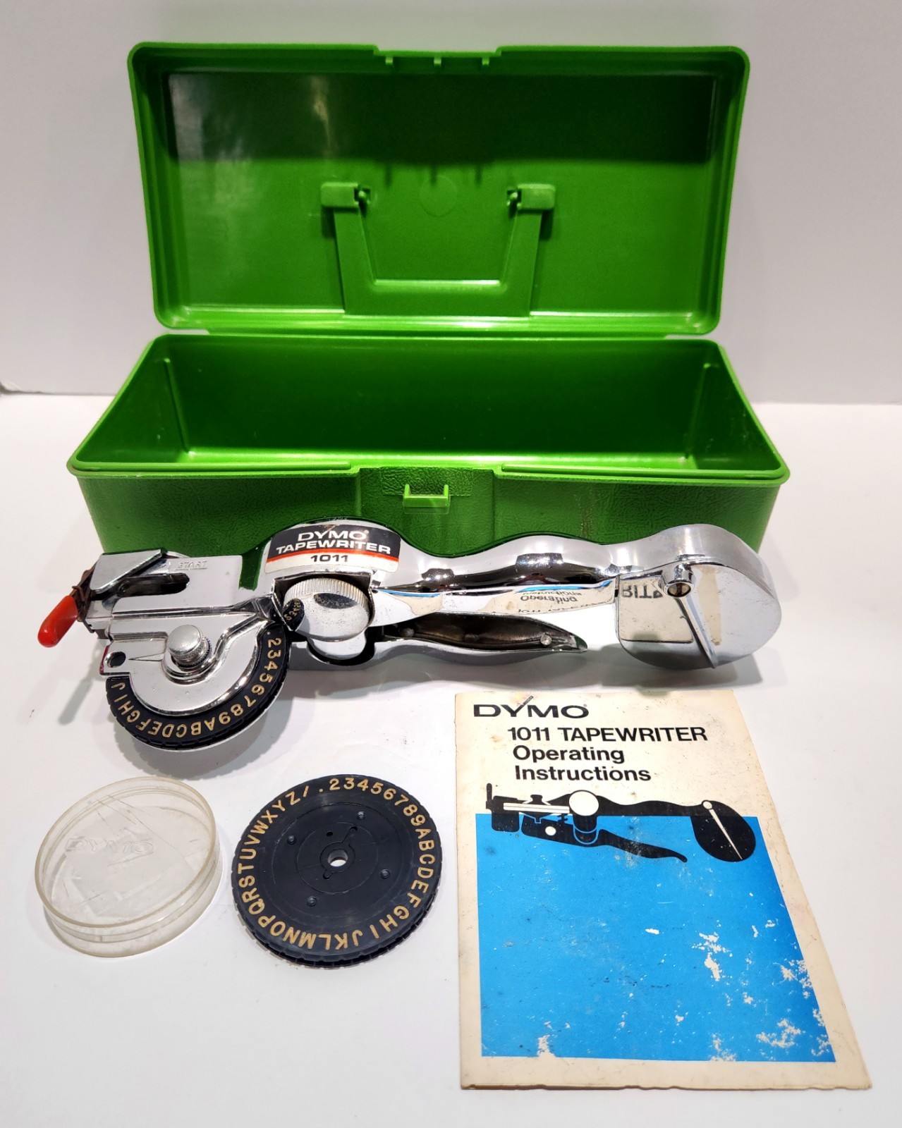 DEFECTIVE Vintage DYMO 1011 Tapewriter Metal Embossing Label Maker G3D DEFECTIVE Vintage DYMO 1011 Tapewriter Metal Embossing Label Maker G3D