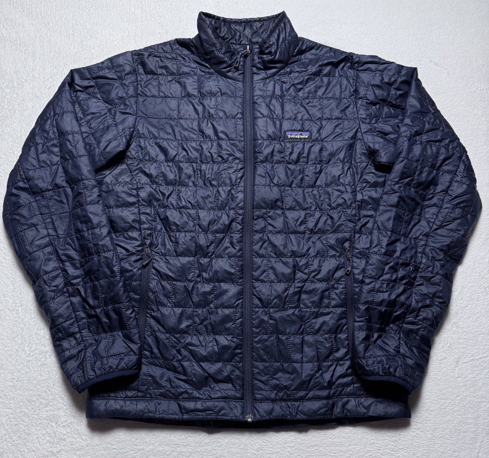 Patagonia Nano Puff Jacket Mens Medium Blue Quilted Primaloft Full Zip 84212 Patagonia Nano Puff Jacket Mens Medium Blue Quilted Primaloft Full Zip 84212