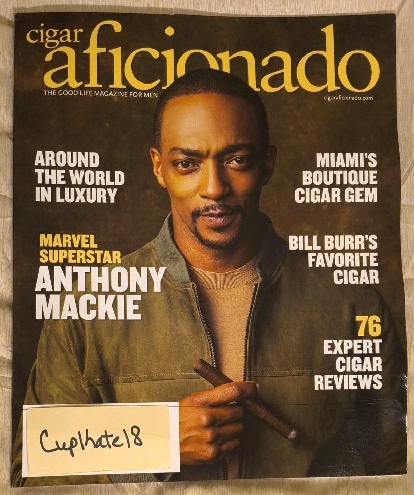 Cigar Aficionado Magazine Sep September October 2026 NEW Anthony Mackie Marvel