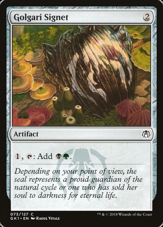 Golgari Signet [Guilds of Ravnica Guild Kit] Magic MTG