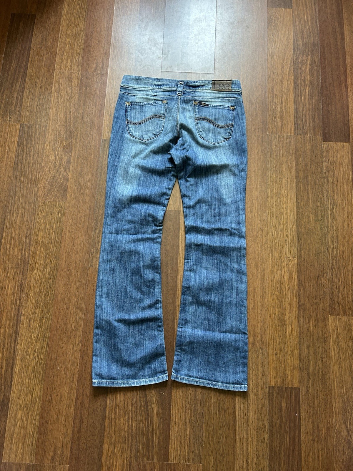 Vintage 00’s Lee X-Line Leola Faded Jeans Boot Cut Style Size W32 L33 Streetwear