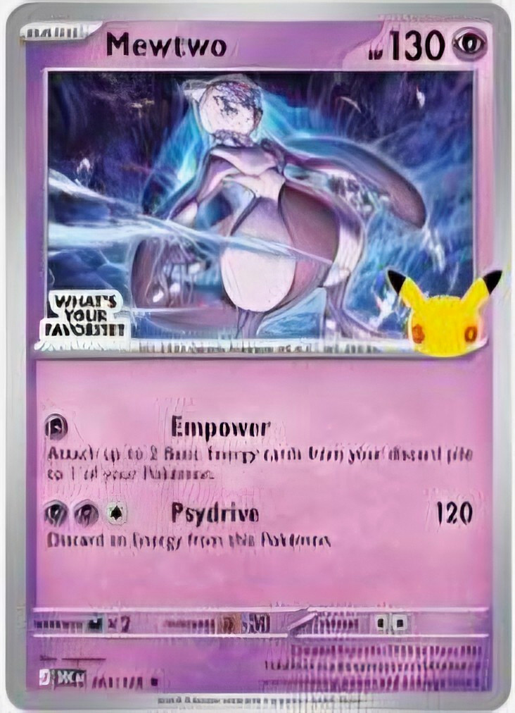 The Pokémon Company Mewtwo 052 SV Scarlet & Violet Promo Holo Promo 130 HP