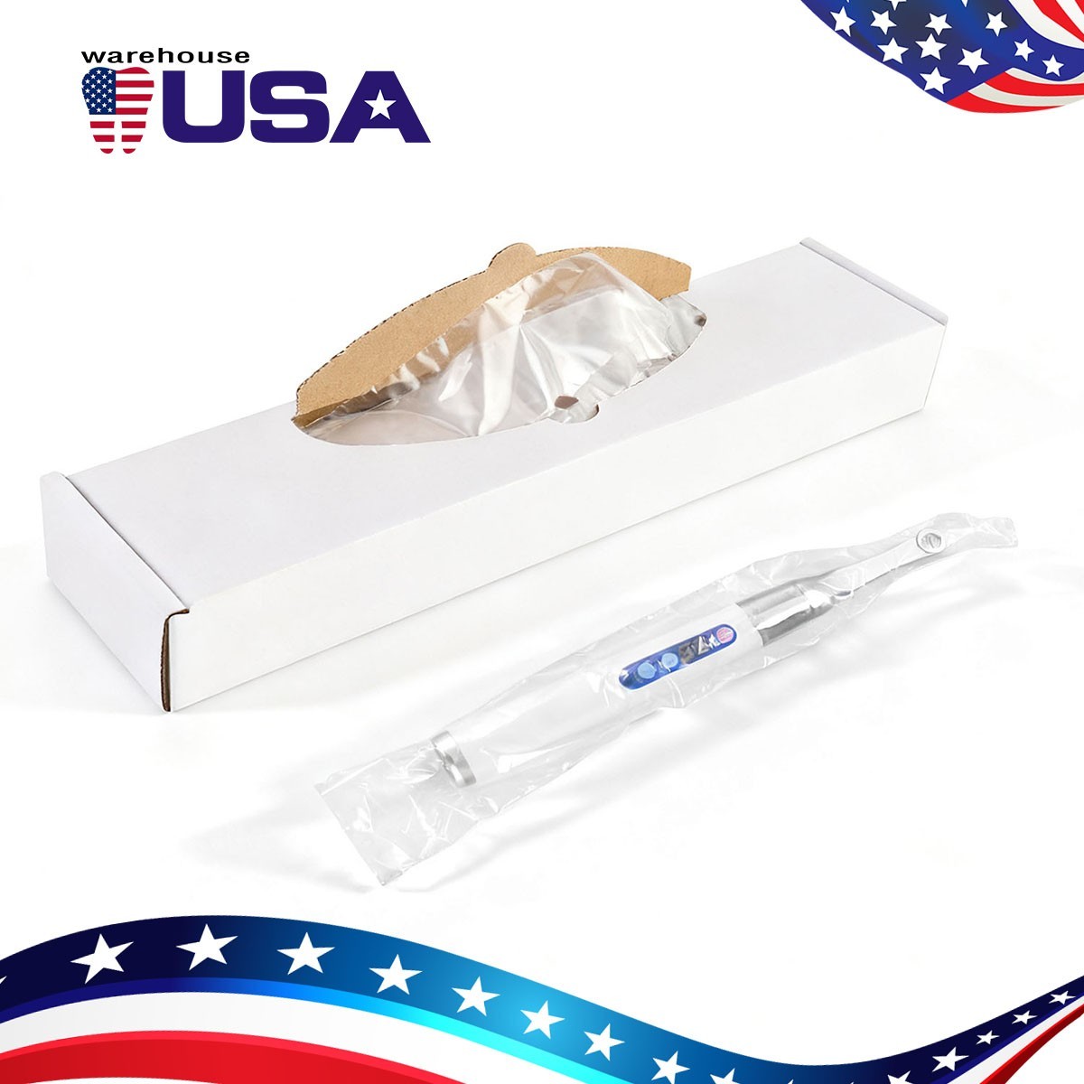 500Pcs Dental Disposable Sleeves Clear Covers for LED Curing Light Lamp 13x2.1\