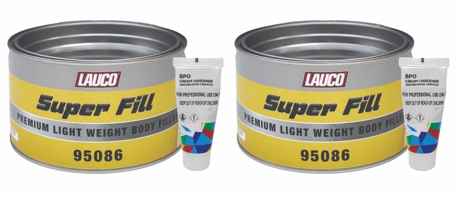 LAUCO Super Fill Premium Lightweight Body Filler - Pack of 2 - Ideal for LAUCO Super Fill Premium Lightweight Body Filler - Pack of 2 - Ideal for
