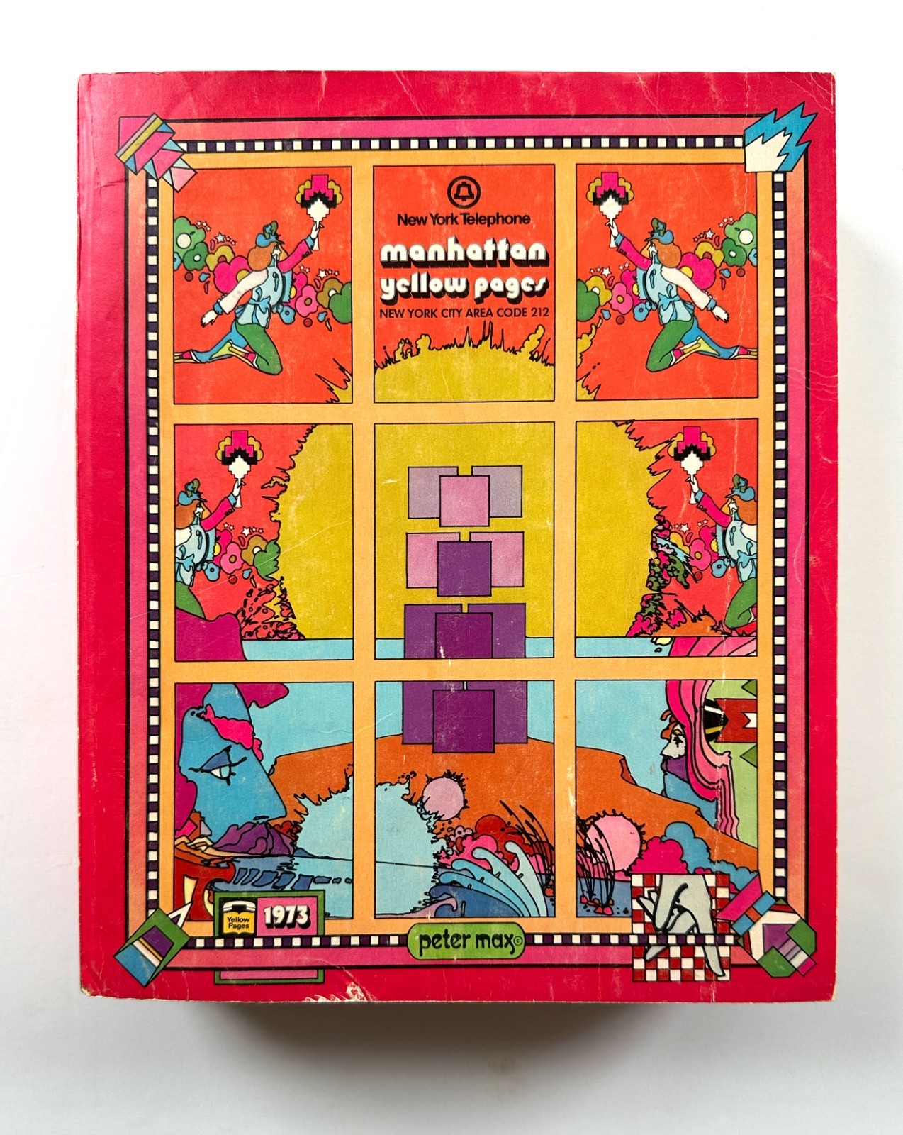 Vintage Rare 1973 PETER MAX Manhattan Yellow Pages Phone Book Complete VERY GOOD Vintage Rare 1973 PETER MAX Manhattan Yellow Pages Phone Book Complete VERY GOOD