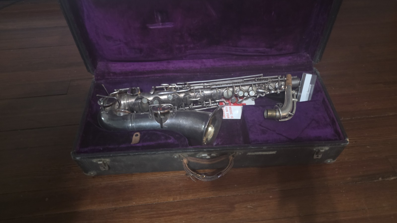 RARE 1915 Frank Holton Chicago Era Vintage Saxophone - #1277 LP - let\'s talk