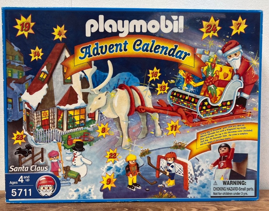 Playmobil Christmas Santa Claus Advent Calendar #5711 New in Box