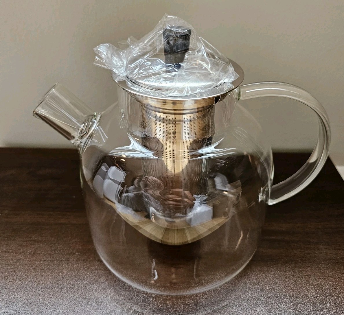 Ehugos 1500ML (50oz) Glass Tea Pot-NEW