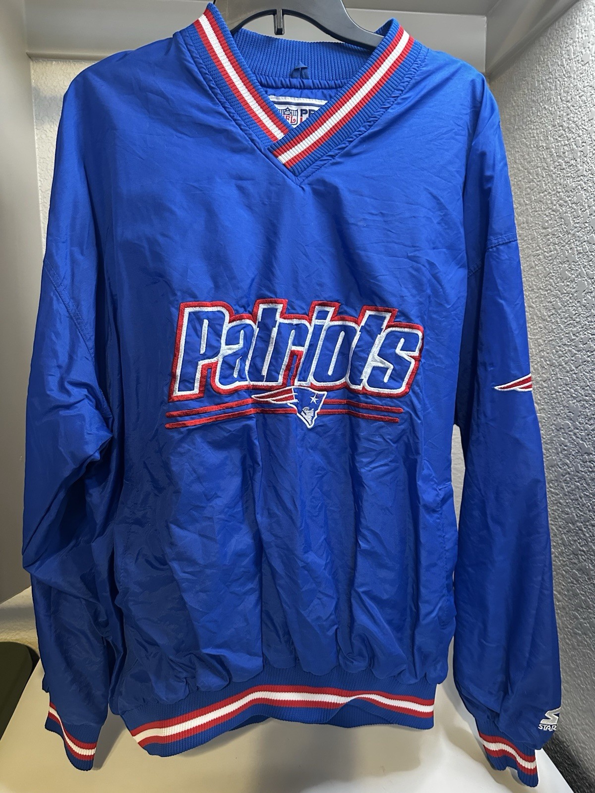 vintage Pro Line Starter New England Patriots Pullover Size XL