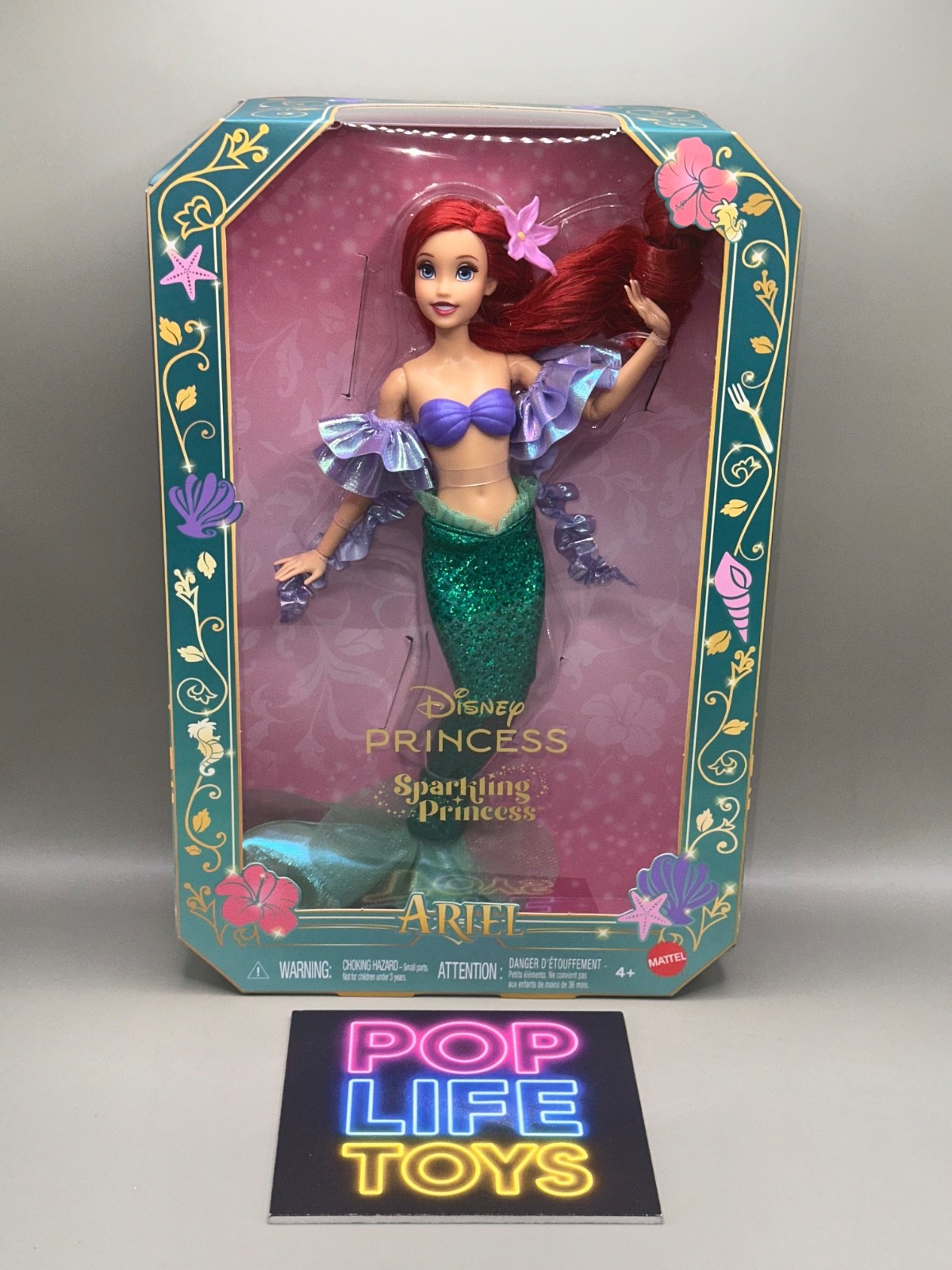 New 2026 Mattel Disney Princess “Sparkling Princess Ariel” #JLK25 w/ Shipper