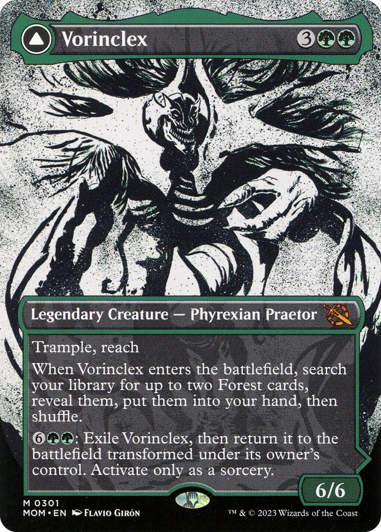 x1 Vorinclex // The Grand Evolution MOM MTG 301 SHOWCASE BORDERLESS MYTHIC 1x x1 Vorinclex // The Grand Evolution MOM MTG 301 SHOWCASE BORDERLESS MYTHIC 1x