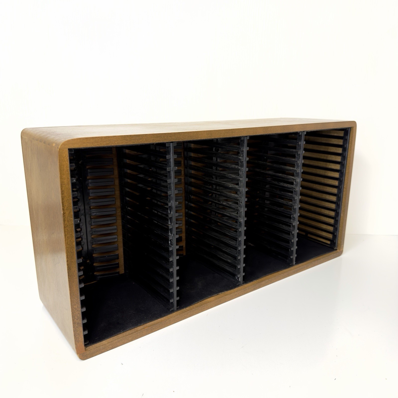 Vintage MCM Wooden CD Storage Rack Holds 60 CD’s Danish Style Vintage MCM Wooden CD Storage Rack Holds 60 CD’s Danish Style