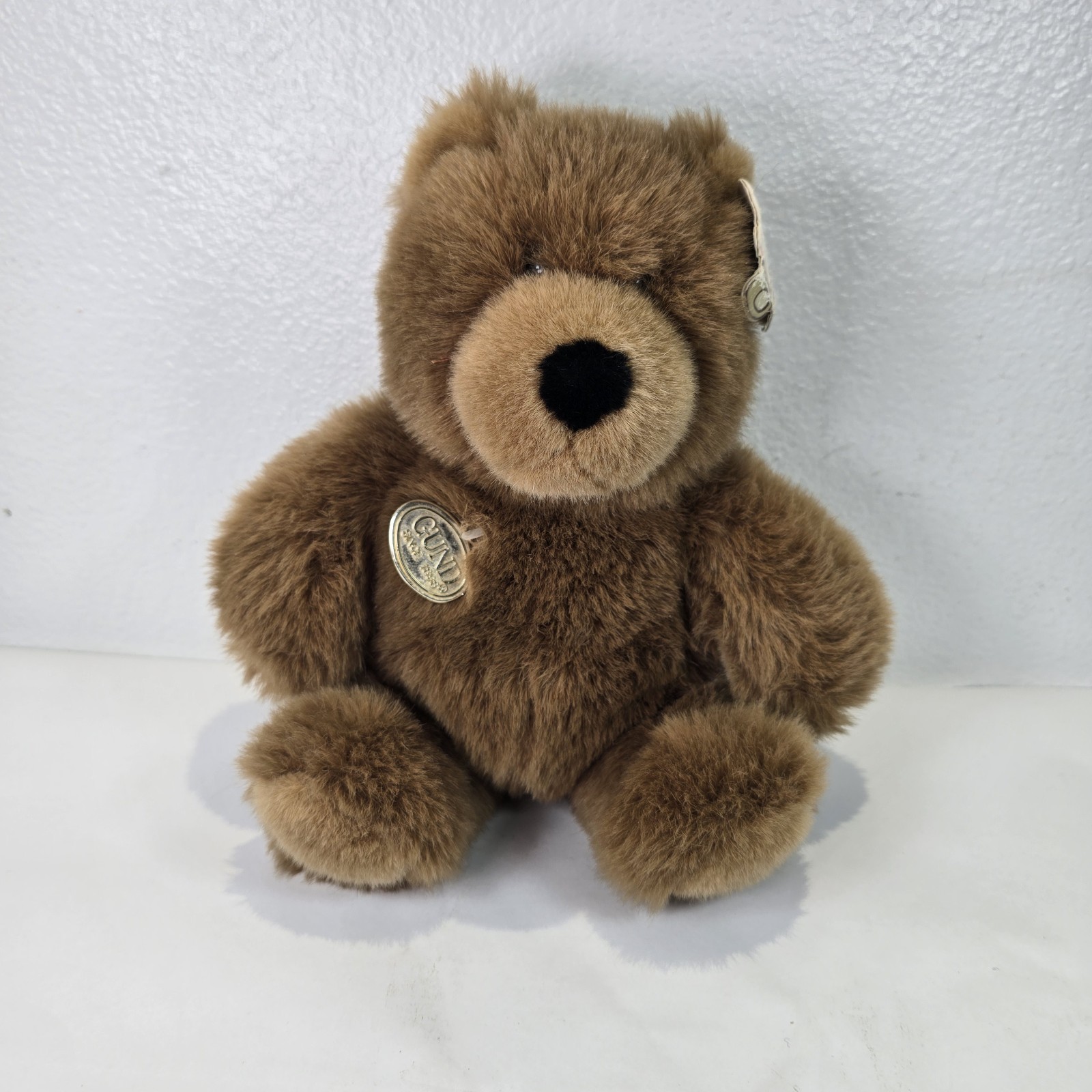 Vintage 1988 GUND Spanky Teddy Bear #2074 Collector’s Classic Brown Plush Tags