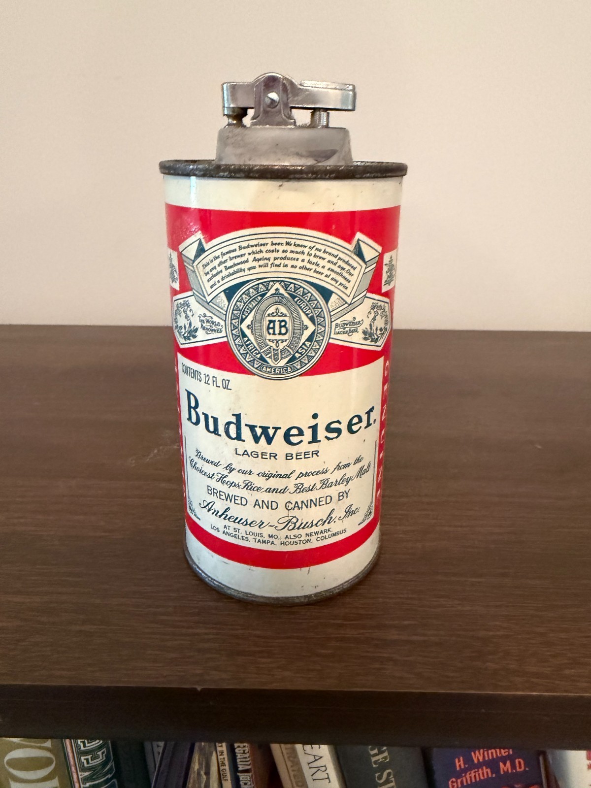 Vintage Budweiser Beer Can Lighter Vintage Budweiser Beer Can Lighter