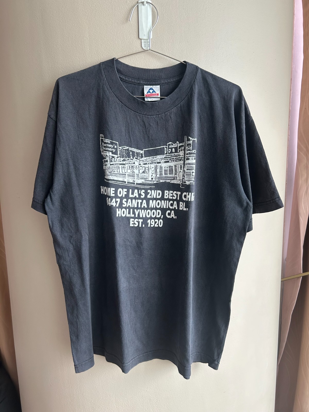 Vintage Barney\'s Beanery Hollywood Shirt Los Angeles Pub Drinking