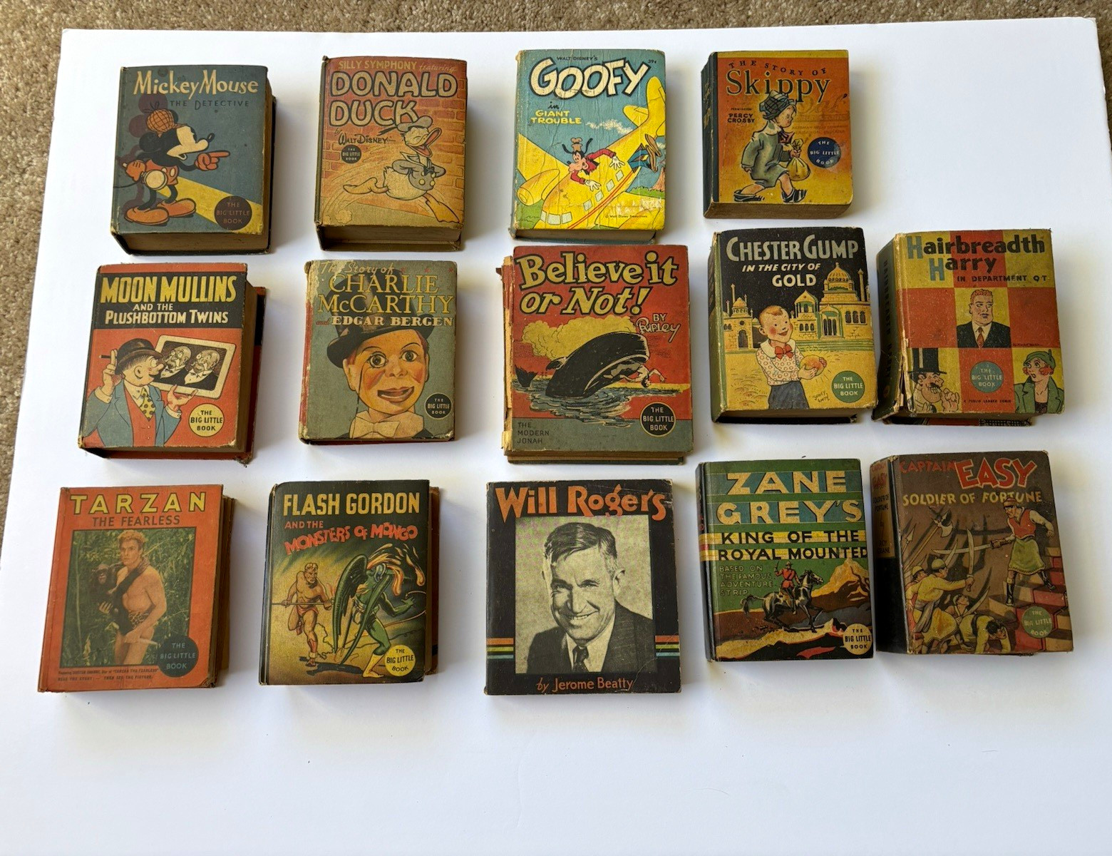 Vintage 1930’s The Big Little Book Lot of 14