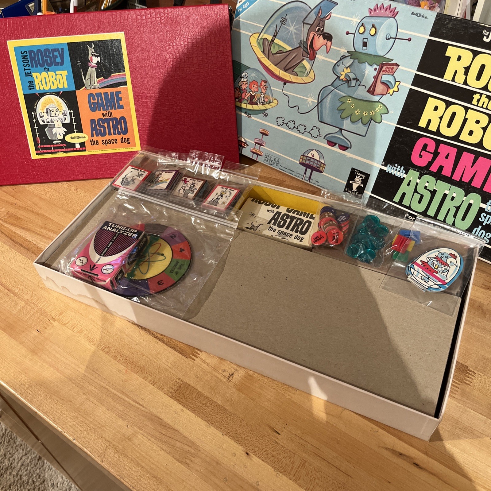 1962 Transogram Rosey The Robot Game With Astro The Space Dog COMPLETE RARE
