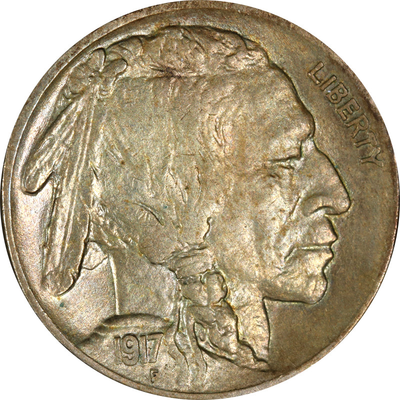 1917-P Buffalo Nickel - Choice+