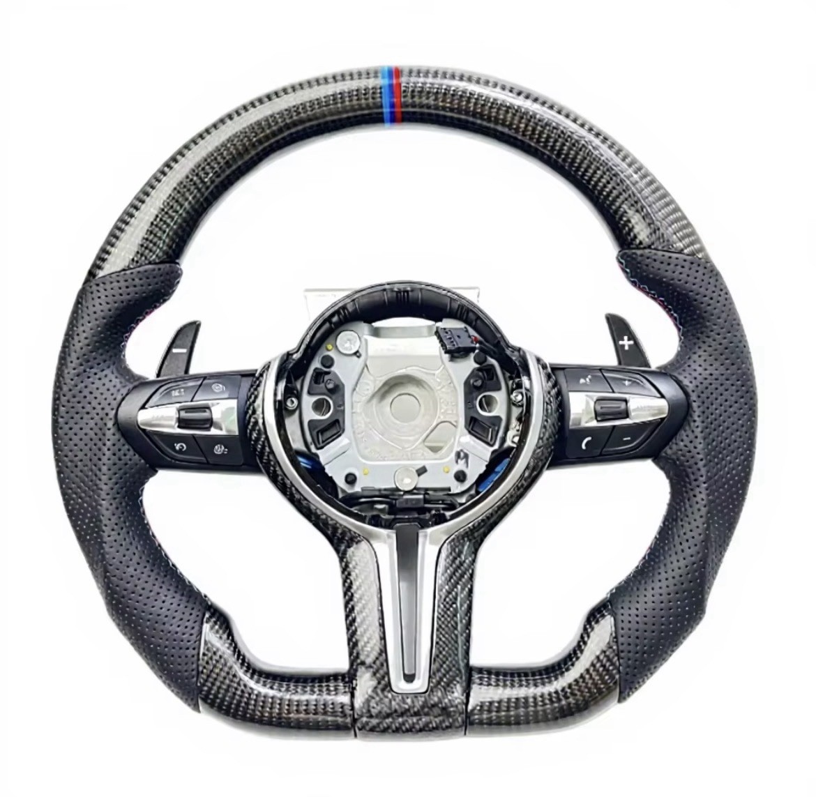 Custom Carbon Fiber Sports Steering Wheel for BMW F30 F20 F31 F32 F10 X5 X6 M3
