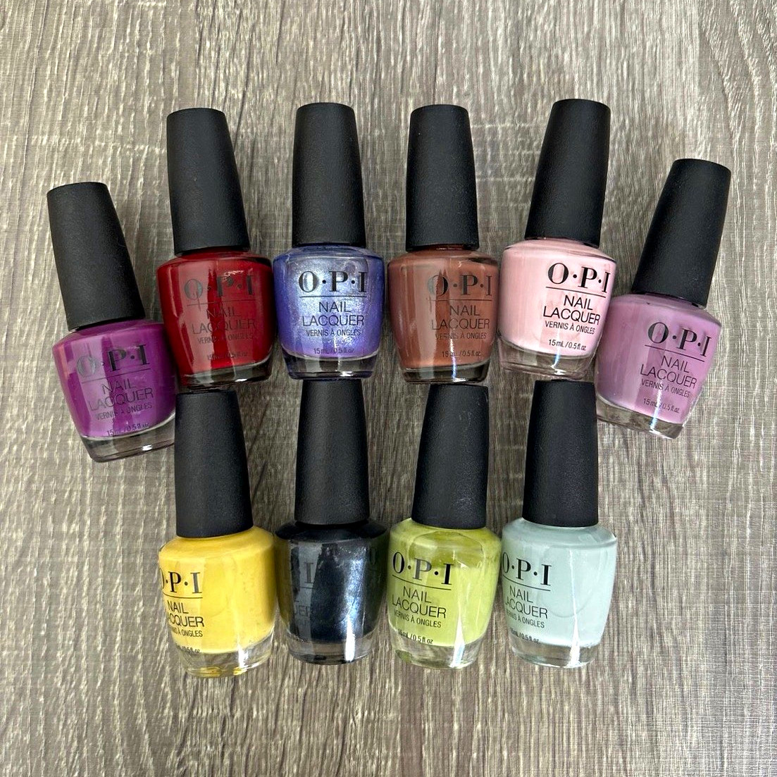 OPI Nail Lacquer Collection - 10 colors OPI Nail Lacquer Collection - 10 colors