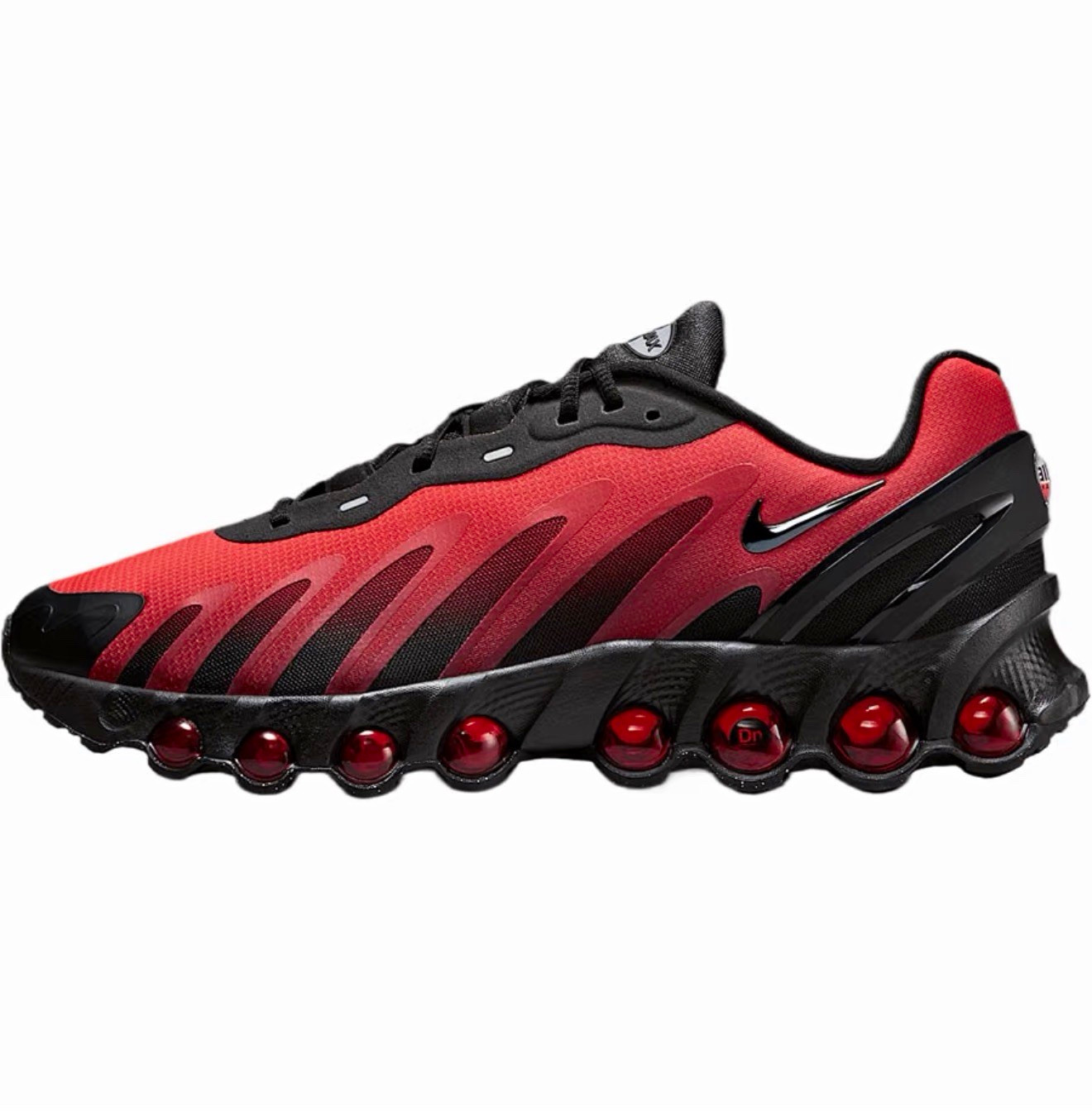 Nike Men’s Air Max DN Red/Black Low Top Lace-Up Athletic Sneakers