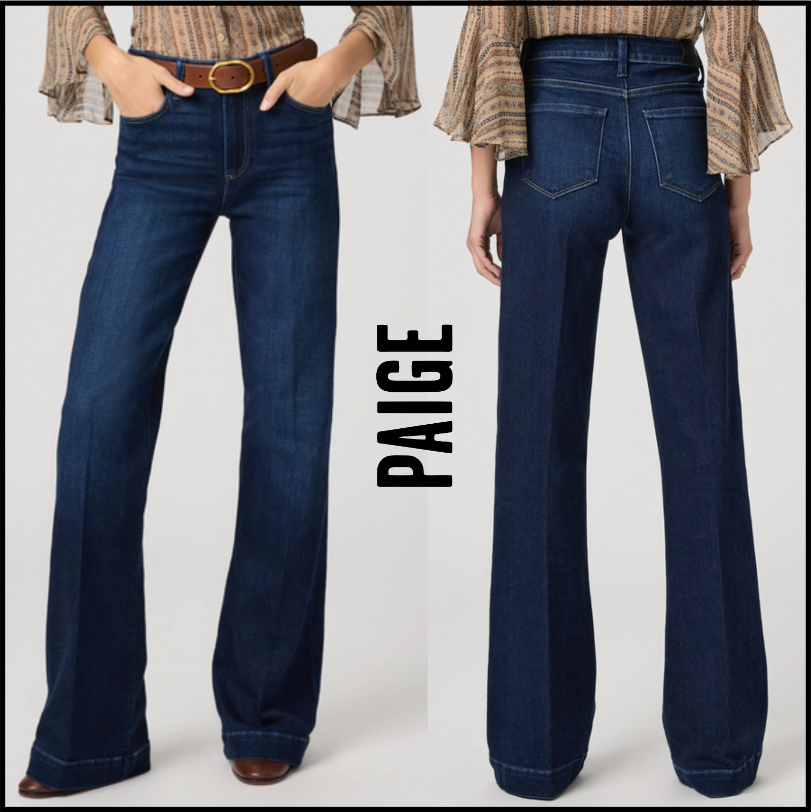 PAIGE Leenah Transcend Vintage High Rise Wide Leg Jeans • Size 26 - MSRP $249 PAIGE Leenah Transcend Vintage High Rise Wide Leg Jeans • Size 26 - MSRP $249