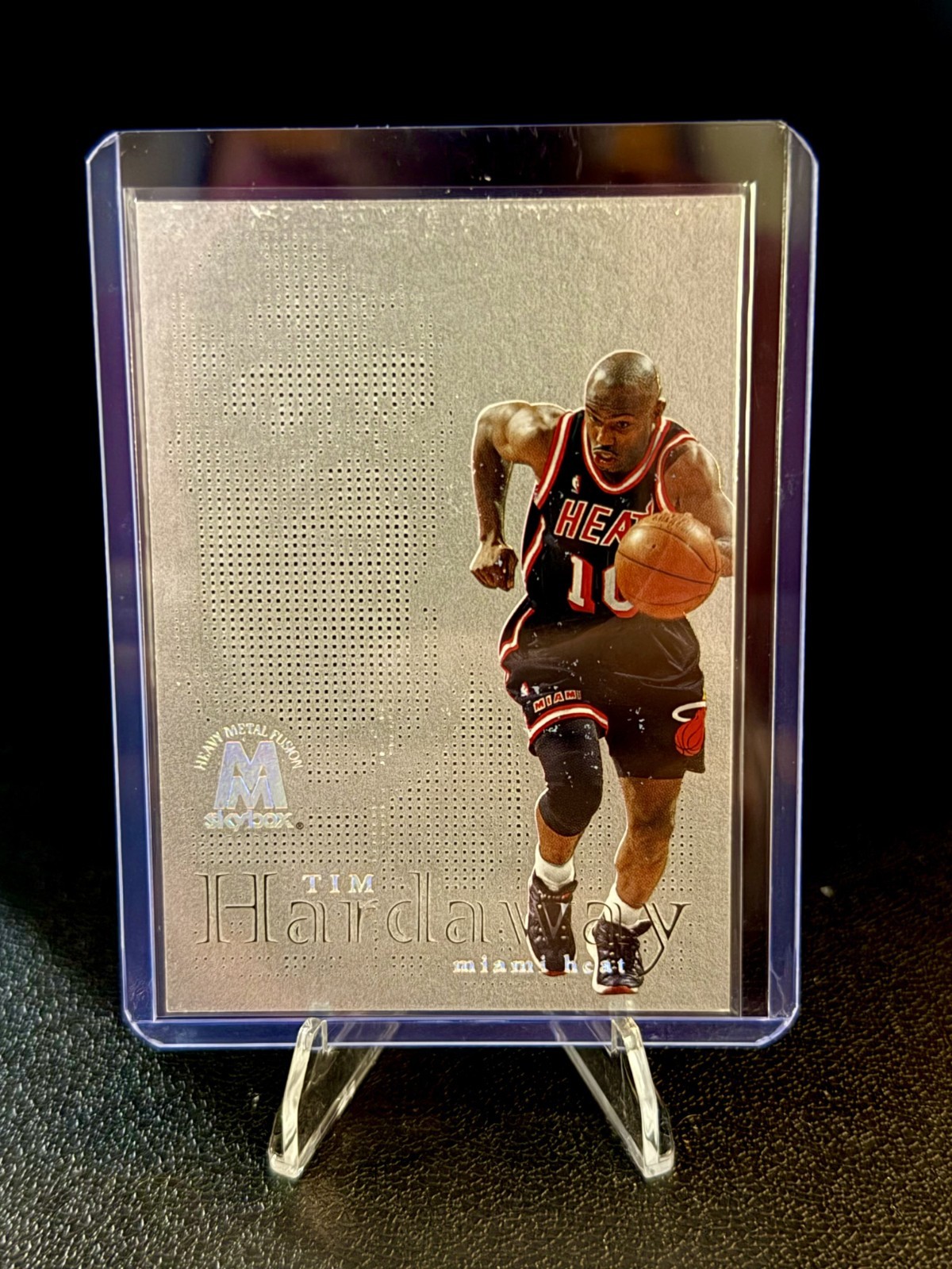 SkyBox 1998-99 Molten Metal Fusion Heavy Metal Tim Hardaway Heat #6F Insert