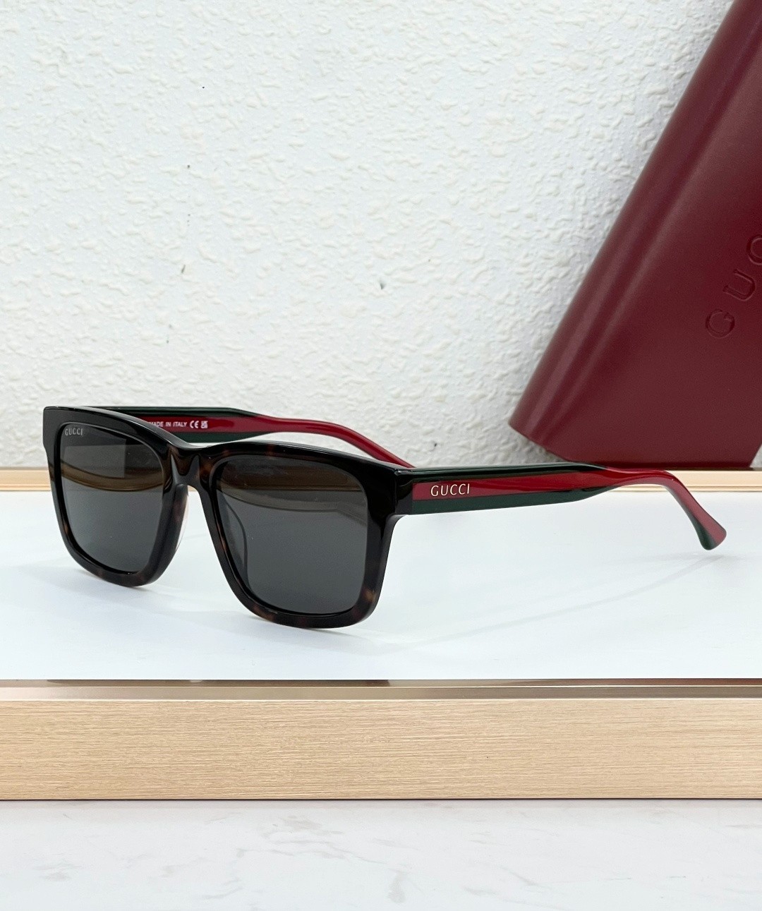 Gucci GG1869S Rectangular Frame Luxury Men\'s Sunglasses 53-19-145