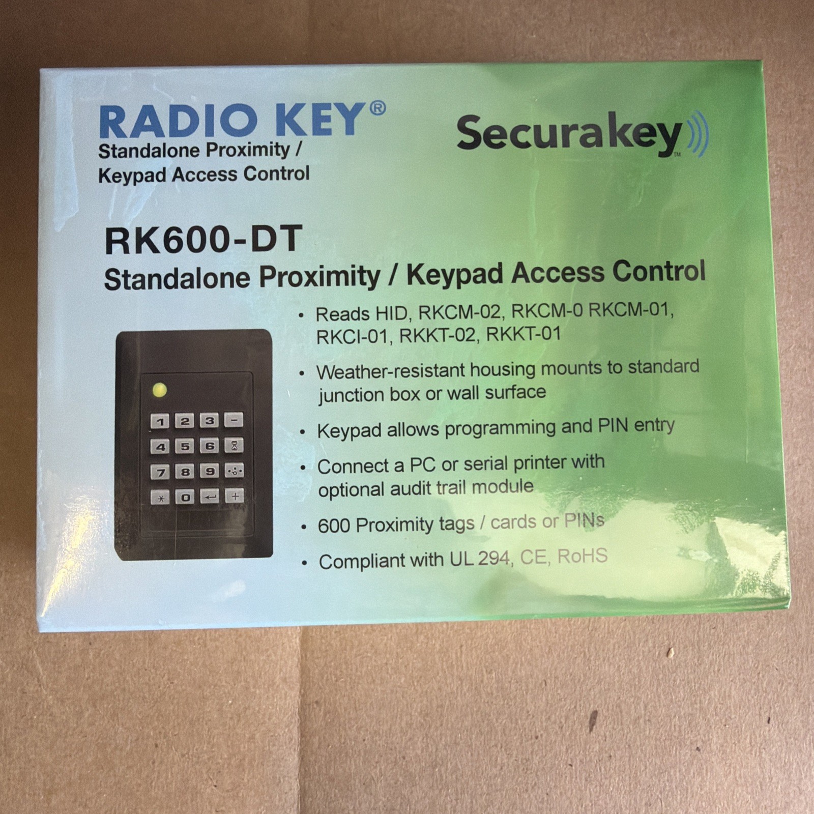 Secura Key - RK-600-DT - Stand Alone Prox Pin Unit Secura Key - RK-600-DT - Stand Alone Prox Pin Unit
