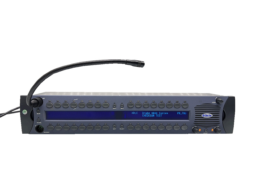 Clear-Com PD4215RBLX4D 16 Key Intelligent Control Panel 1RU with Microphone and 